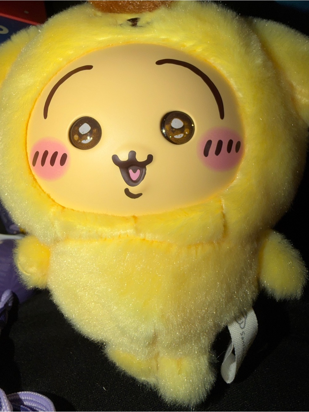 NEW Chiikawa × Sanrio Plush Keychain Kiramekko Usagi × Pom Pom Purin Japan F/S - Picture 1 of 5